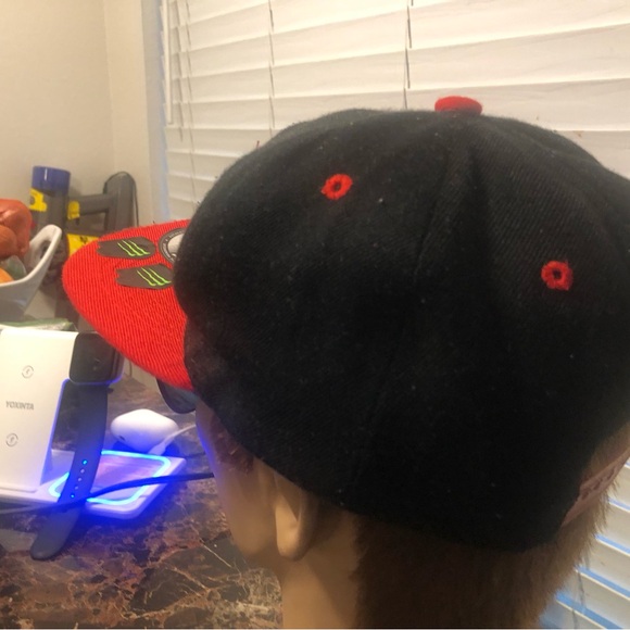 Air Jordan Red Round Brim JordanTrue Hat Snapback Cap Chicago Bulls - Picture 10 of 11